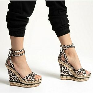 Leopard Espadrille